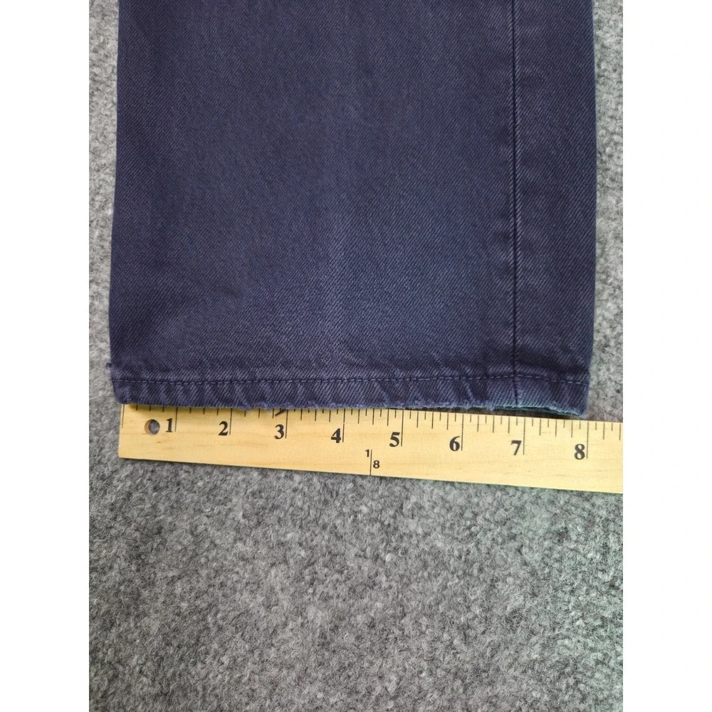 Vintage Levi's 501 Original Fit Jeans Mens 34x32 Dark Blue Button Fly Straight